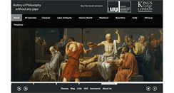Desktop Screenshot of historyofphilosophy.net