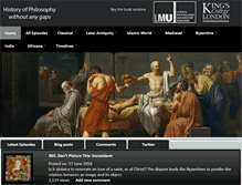 Tablet Screenshot of historyofphilosophy.net